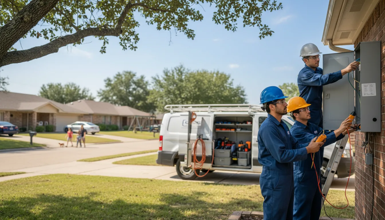 Certified electrician providing emergency electrical services in Chatham, LA